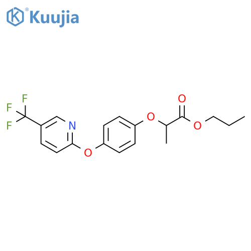 propyl 2-(4-{5-(trifluoromethyl)pyridin-2-yloxy}phenoxy)propanoate structure