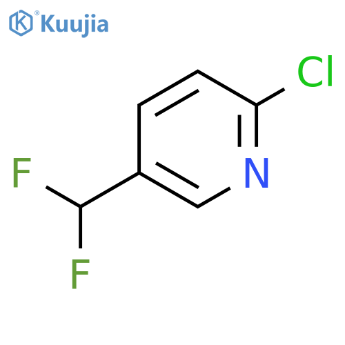 2-chloro-5-(difluoromethyl)pyridine structure