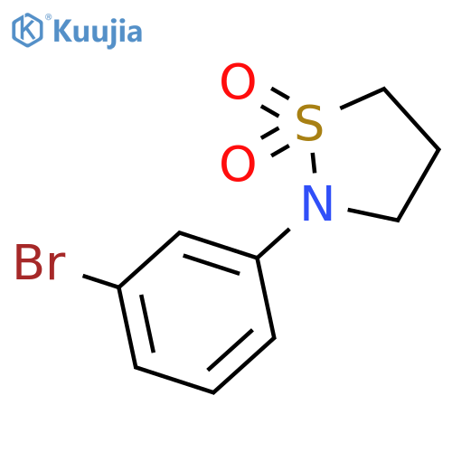 N-(3-Bromophenyl)-1,3-propanesultam structure