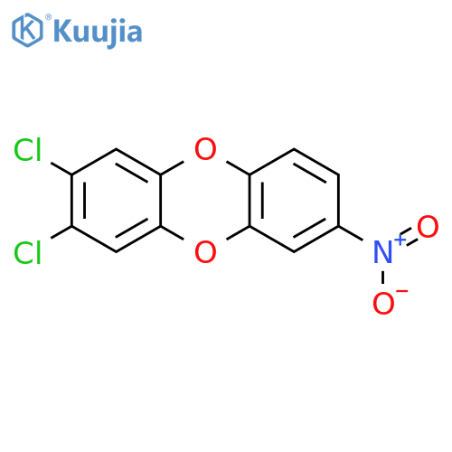 Dibenzo[b,e][1,4]dioxin,2,3-dichloro-7-nitro- structure