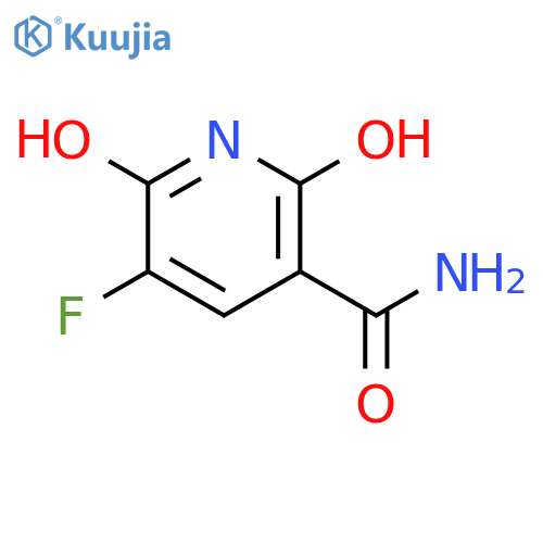 5-Fluoro-2,6-dihydroxynicotinamide structure