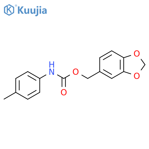 Carbanilic acid, p-methyl-, piperonyl ester (7CI, 8CI) structure