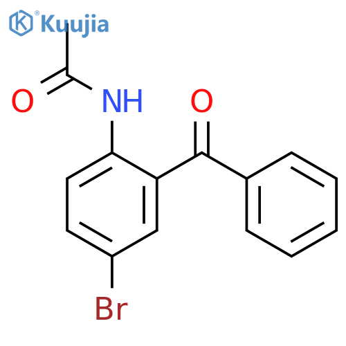 N-(2-benzoyl-4-bromophenyl)acetamide structure