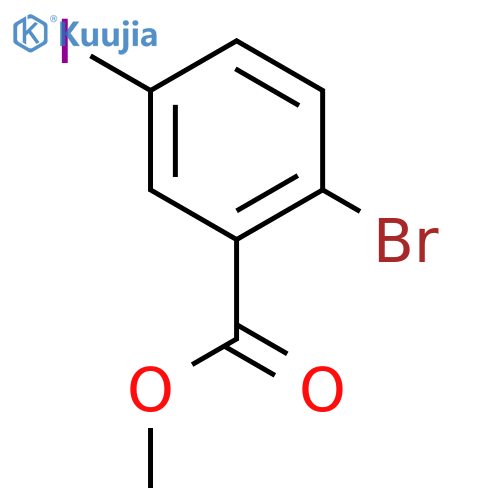 Methyl 2-bromo-5-iodobenzoate structure