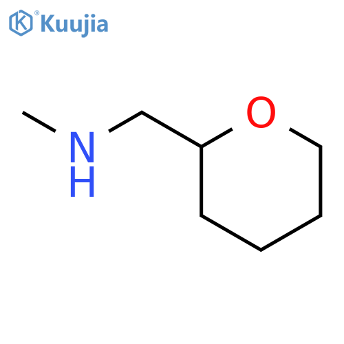 methyl[(oxan-2-yl)methyl]amine structure