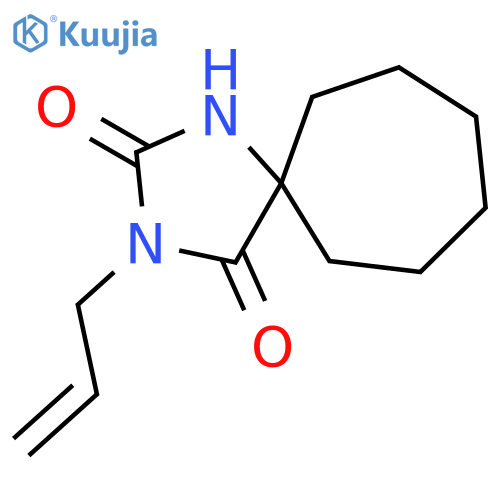 3-(prop-2-en-1-yl)-1,3-diazaspiro[4.6]undecane-2,4-dione structure