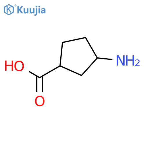 (1S,3R)-3-aminocyclopentane-1-carboxylic acid structure