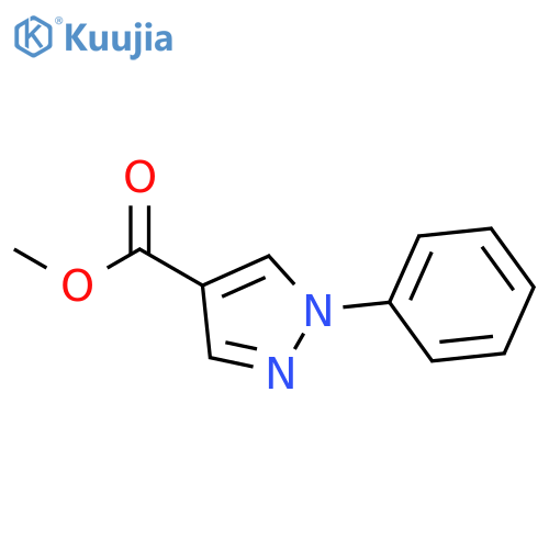 Methyl 1-phenyl-1H-pyrazole-4-carboxylate structure