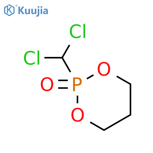 2-(dichloromethyl)-1,3,2λ5-dioxaphosphinane 2-oxide structure