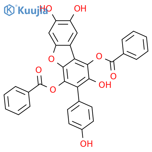 1,2,4,7,8-Pentahydroxy-3-(4-hydroxyphenyl)dibenzofuran; 1,4-Dibenzoyl structure
