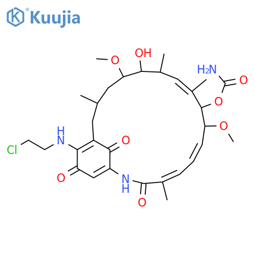 Geldanamycin, 17-[(2-chloroethyl)amino]-17-demethoxy- structure