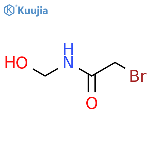 2-Bromo-N-(hydroxymethyl)acetamide structure