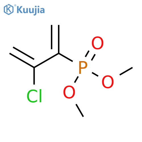 Phosphonic acid, (2-chloro-1-methylene-2-propenyl)-, dimethyl ester structure