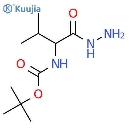 tert-Butyl (1S)-1-(Hydrazinocarbonyl)-2-methylpropylcarbamate structure