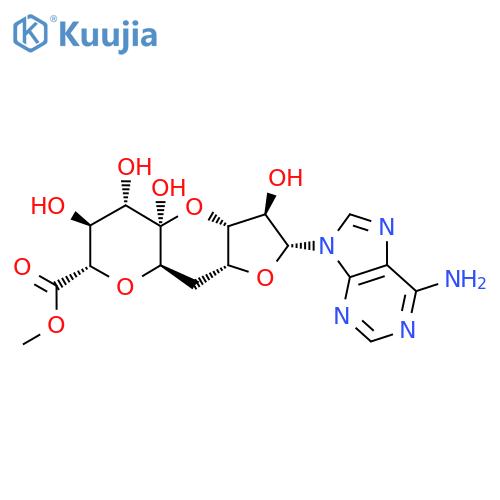 (11R)-11-C-(6-Amino-9H-purin-9-yl)-2,6:8,11-dianhydro-7-deoxy-α-L-ido-D-lyxo-5-undecoulo-5,9-pyranosonic acid methyl ester structure