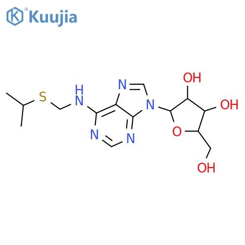 Adenosine,N-[[(1-methylethyl)thio]methyl]- (9CI) structure