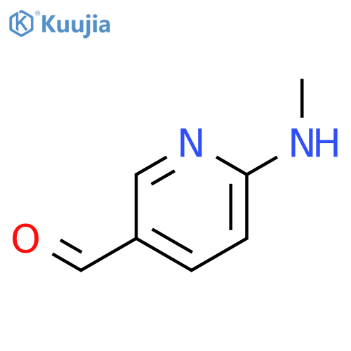 6-(methylamino)pyridine-3-carbaldehyde structure