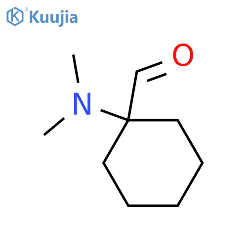 1-(dimethylamino)cyclohexane-1-carbaldehyde structure