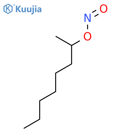 Nitrous acid, 1-methylheptyl ester structure
