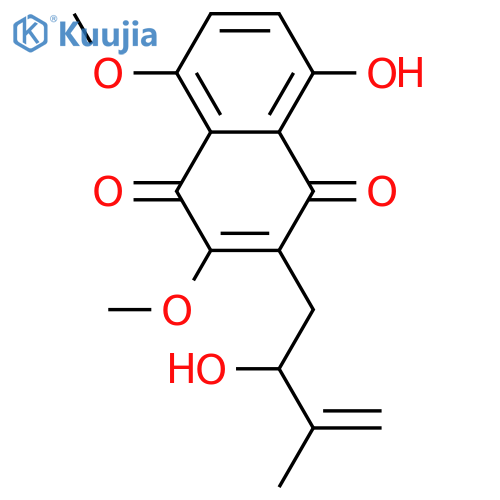 2,5,8-Trihydroxy-3-prenyl-1,4-naphthoquinone; Δ3'-Isomer, 2ξ-hydroxy, 2,8-di-Me ether structure