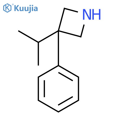 3-phenyl-3-(propan-2-yl)azetidine structure