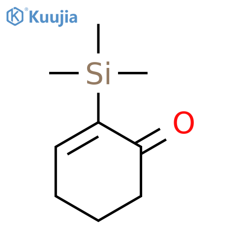 2-Cyclohexen-1-one, 2-(trimethylsilyl)- structure