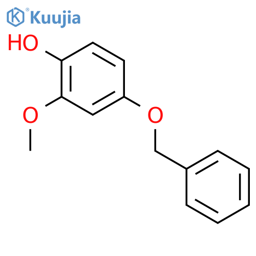 Phenol, 2-methoxy-4-(phenylmethoxy)- structure