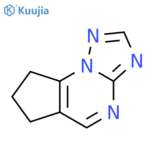 6H-Cyclopenta[e][1,2,4]triazolo[1,5-a]pyrimidine, 7,8-dihydro- structure
