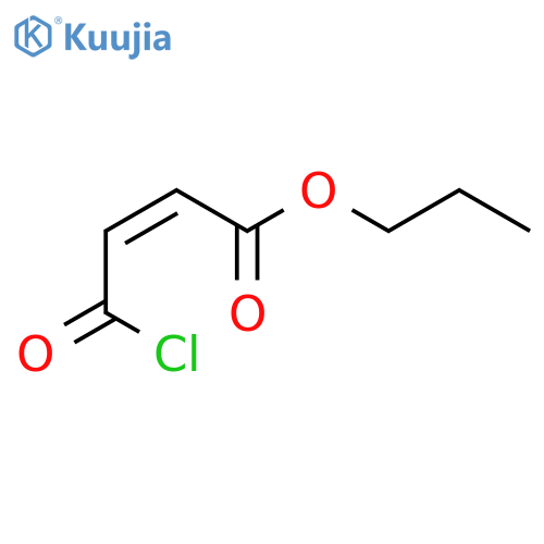 2-BUTENOIC ACID, 4-CHLORO-4-OXO-, PROPYL ESTER, (Z)- structure