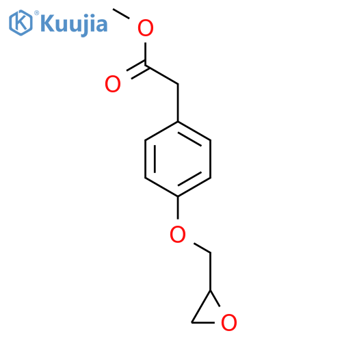 4-(2-Oxiranylmethoxy)benzeneacetic Acid Methyl Ester structure