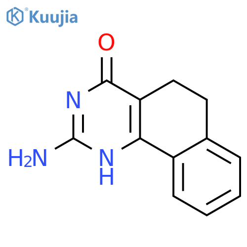 BENZO[H]QUINAZOLIN-4(1H)-ONE, 2-AMINO-5,6-DIHYDRO- structure