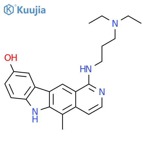 6H-Pyrido[4,3-b]carbazol-9-ol,1-[[3-(diethylamino)propyl]amino]-5-methyl- structure