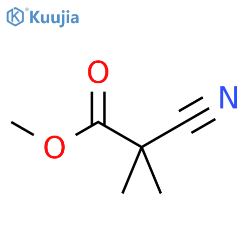 Methyl 2-cyano-2,2-dimethylacetate structure