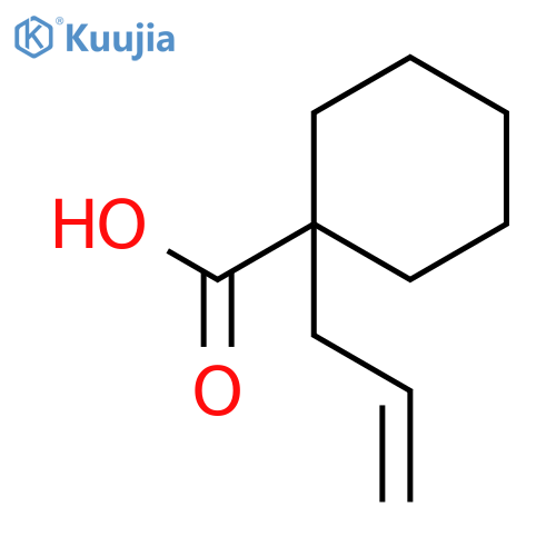 1-(prop-2-en-1-yl)cyclohexane-1-carboxylic acid structure