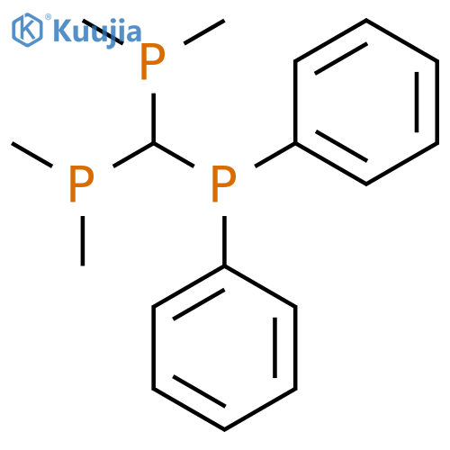 PHOSPHINE, [(DIPHENYLPHOSPHINO)METHYLENE]BIS[DIMETHYL- structure