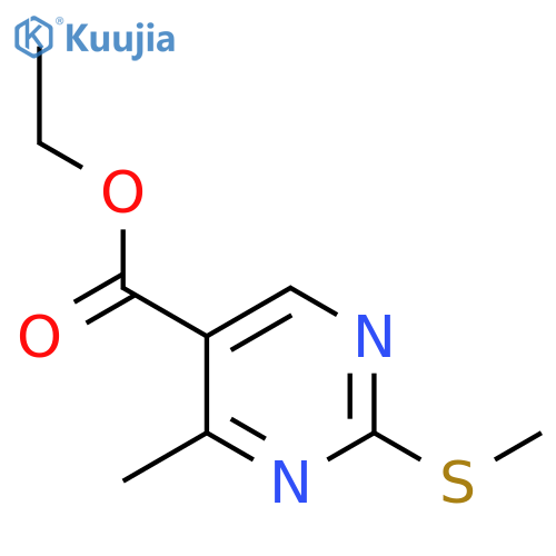 ethyl 4-methyl-2-methylsulfanyl-pyrimidine-5-carboxylate structure
