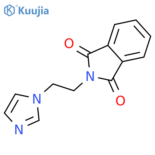 1H-Isoindole-1,3(2H)-dione,2-[2-(1H-imidazol-1-yl)ethyl]- structure