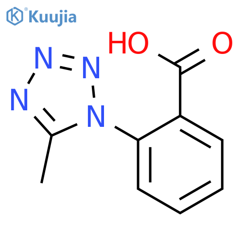 BENZOIC ACID, 2-(5-METHYL-1H-TETRAZOL-1-YL)- structure