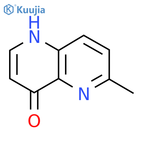 1,5-Naphthyridin-4(1H)-one, 6-methyl- (9CI) structure