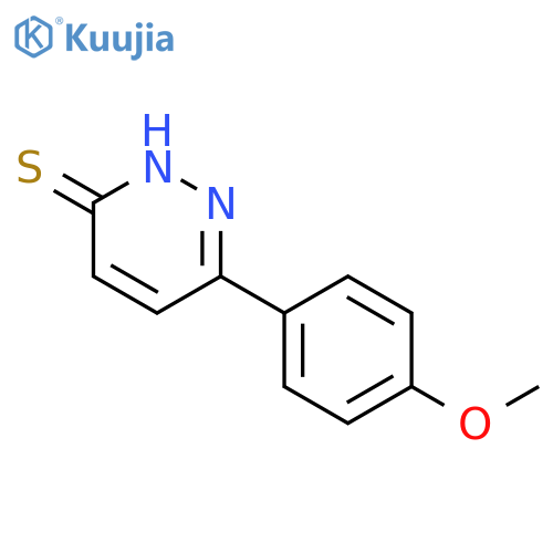 6-(4-methoxyphenyl)pyridazine-3-thiol structure