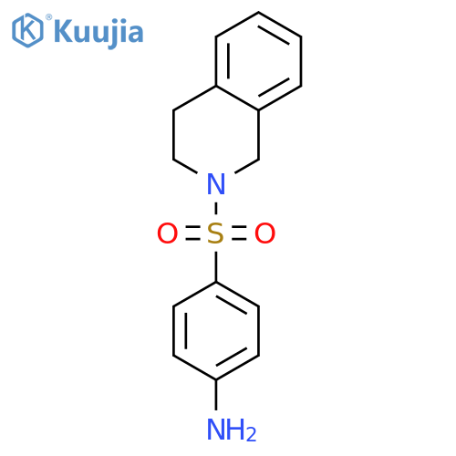 4-(3,4-dihydroisoquinolin-2(1H)-ylsulfonyl)aniline structure