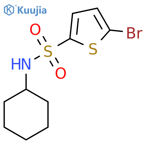 5-Bromo-N-cyclohexylthiophene-2-sulfonamide structure
