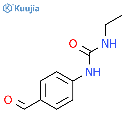 Urea, N-ethyl-N'-(4-formylphenyl)- structure