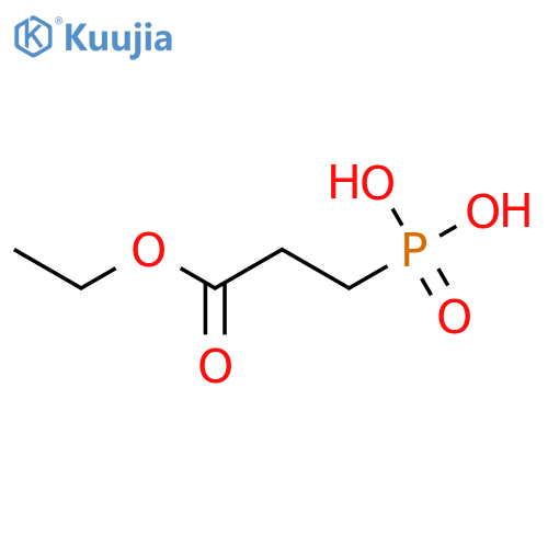 (3-Ethoxy-3-oxopropyl)phosphonic acid structure