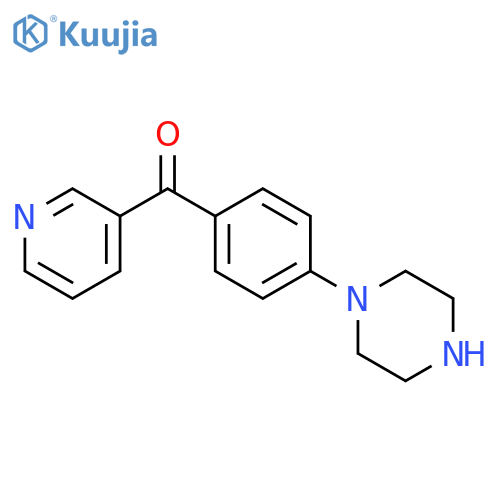 3-(4-piperazinobenzoyl)pyridine structure
