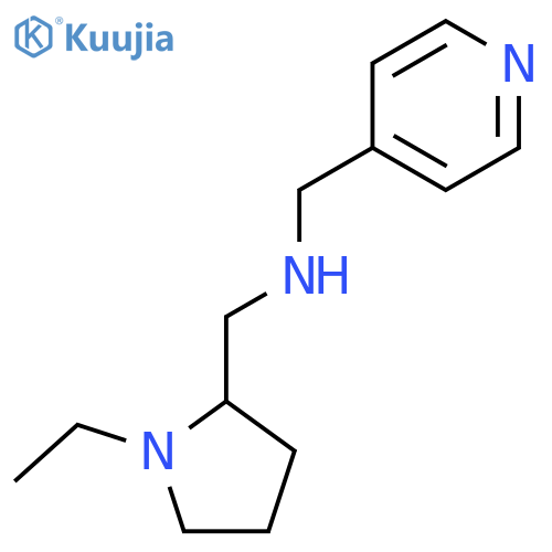 [(1-ethylpyrrolidin-2-yl)methyl][(pyridin-4-yl)methyl]amine structure