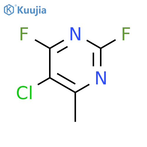 5-Chloro-2,4-difluoro-6-methylpyrimidine structure