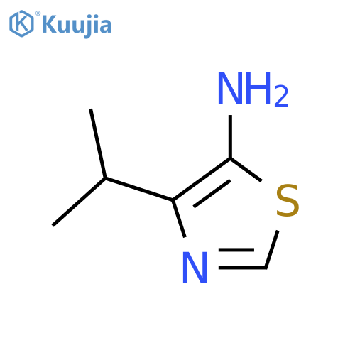 4-(propan-2-yl)-1,3-thiazol-5-amine structure