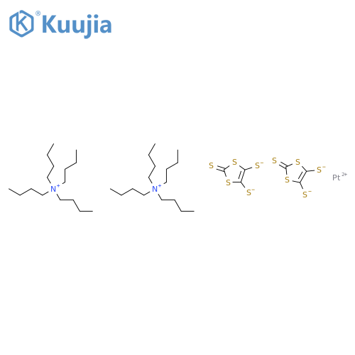 Bis(tetrabutylammonium) Bis(1,3-dithiole-2-thione-4,5-dithiolato)platinum(II) structure