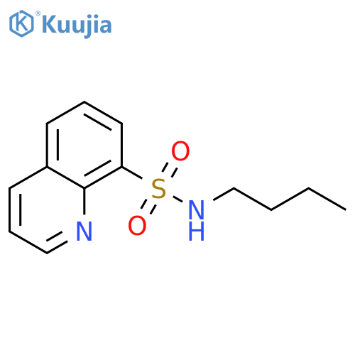N-butylquinoline-8-sulfonamide structure